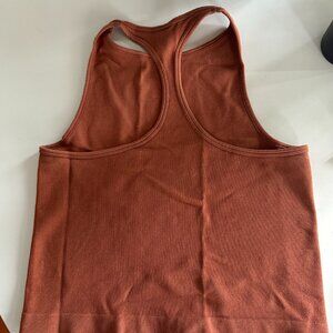 Free People Tank Burnt Orange High Neck - Size Medium